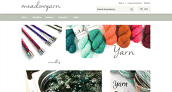 Desktop Screenshot of meadowyarn.co.uk